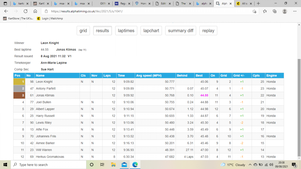 race 1